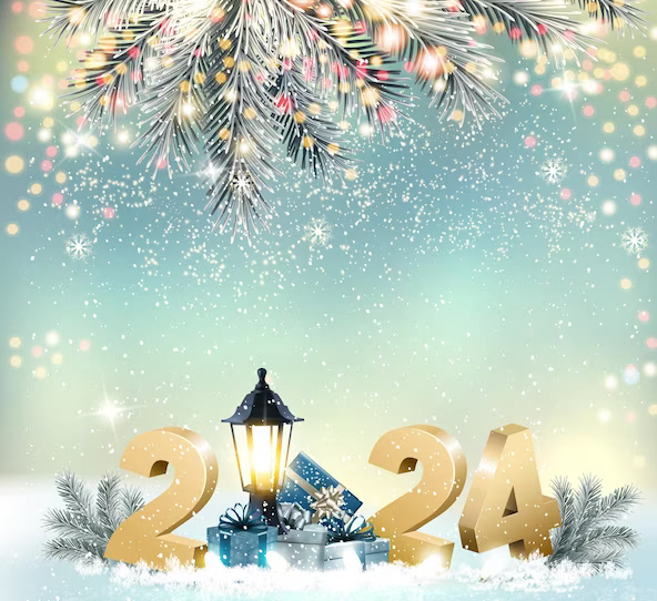 Поздравляем Вас с наступающими Новым 2024 годом и Рождеством!