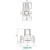 Насос фланц. циркуляционный PUMPMAN GRS 40/10F-М 250 мм (550 Вт., 300 л/мин., 10 м. напор, 220 V)