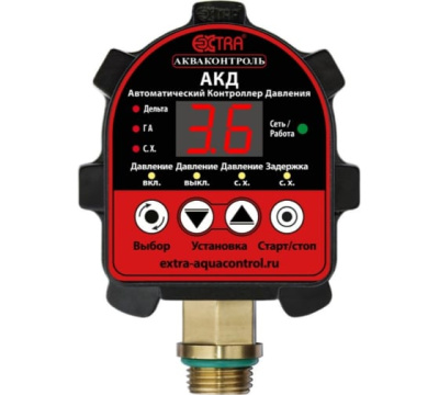 Реле давления электронное АКД-10-1,5 Акваконтроль (1,5 кВт, G1/2")